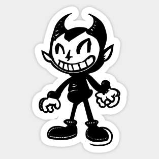 Vintage Devil mascot Sticker